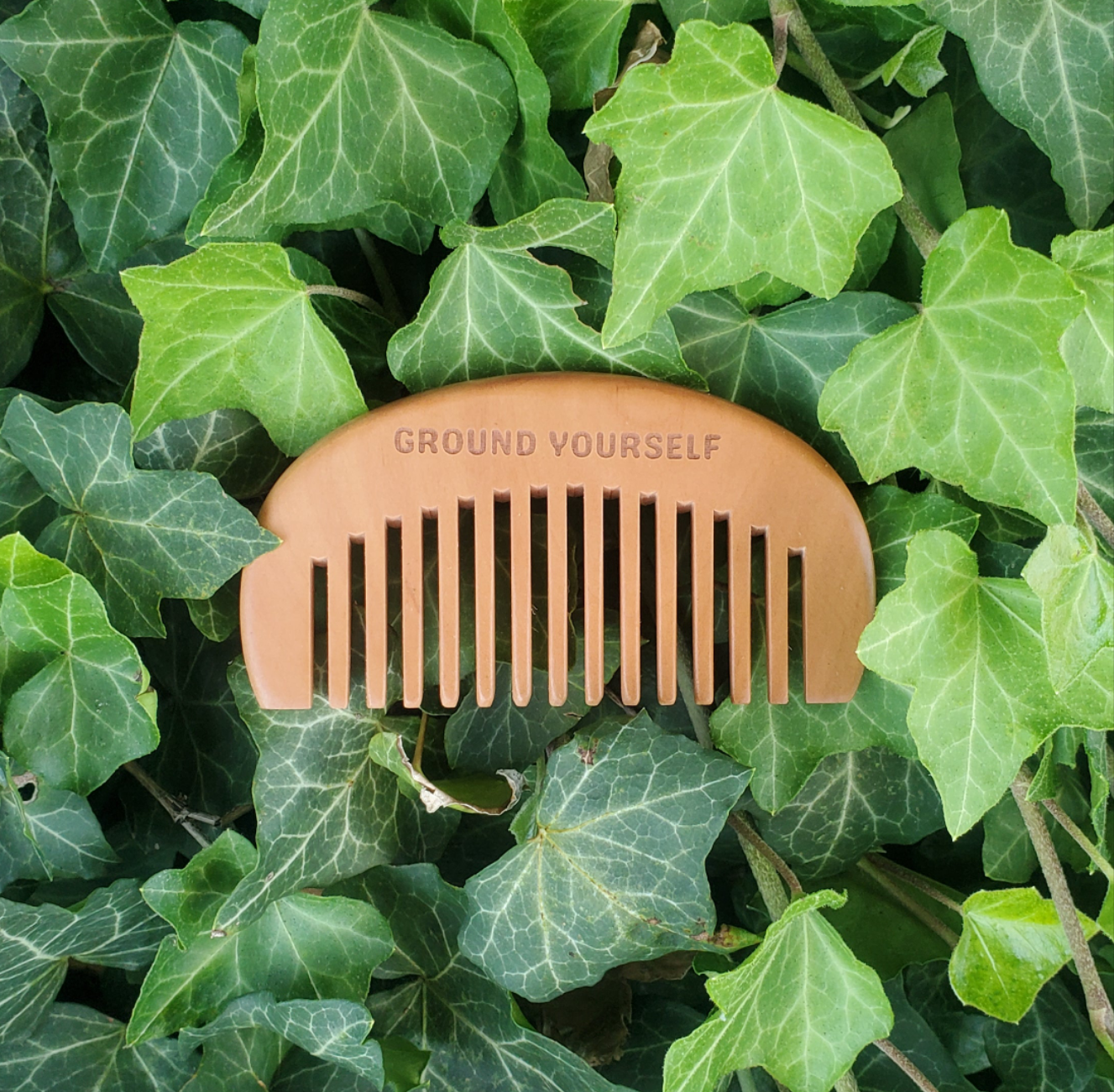 "Ground Yourself" Travel Comb
